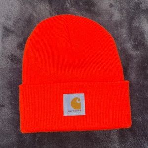 Neon Orange Carhartt Beanie